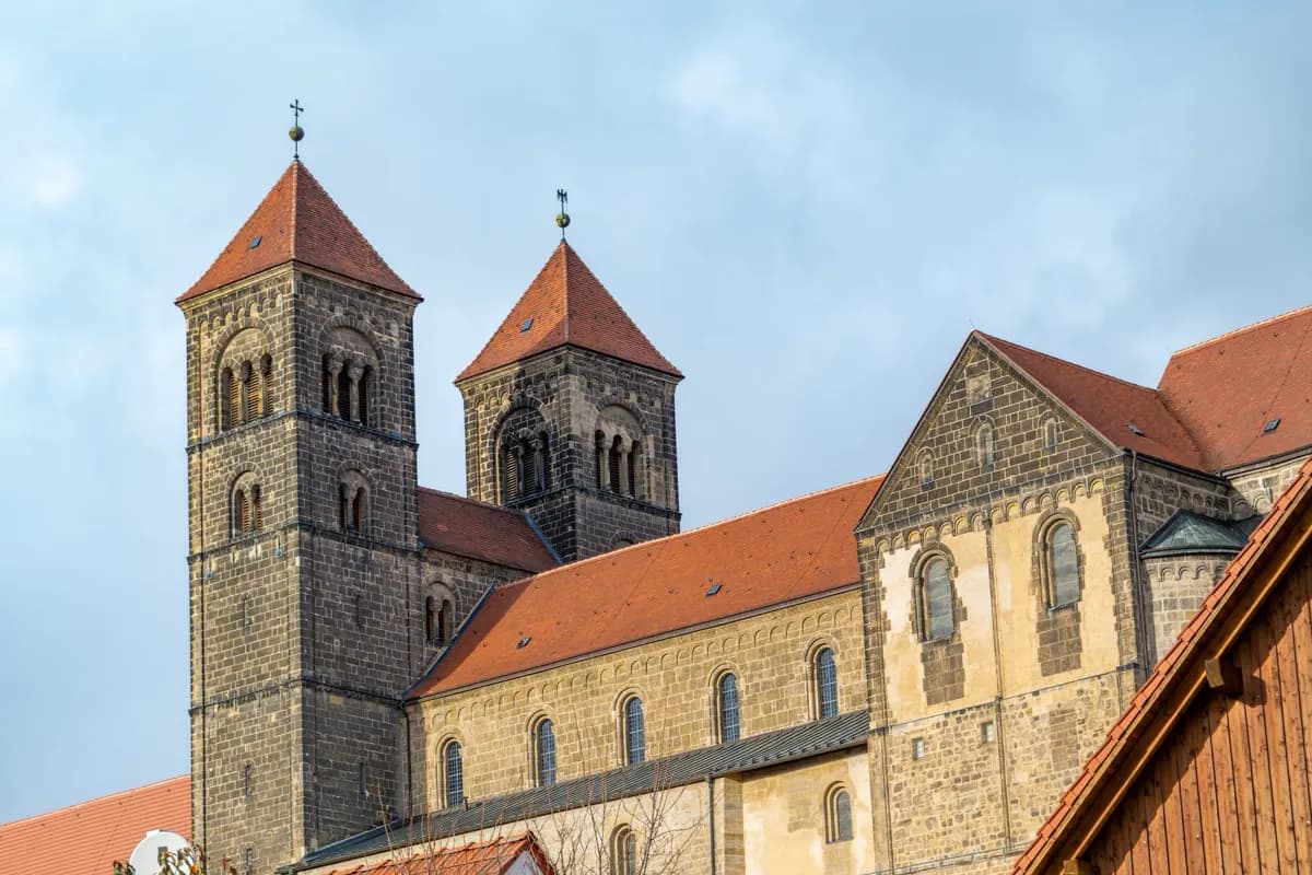 Altstadt von Quedlinburg in Sachsen-Anhalt