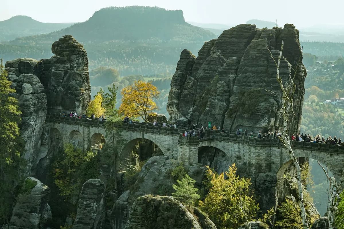 Basteibrücke in der Sächsischen Schweiz