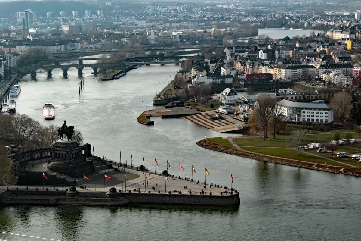 Stadtansicht von Koblenz