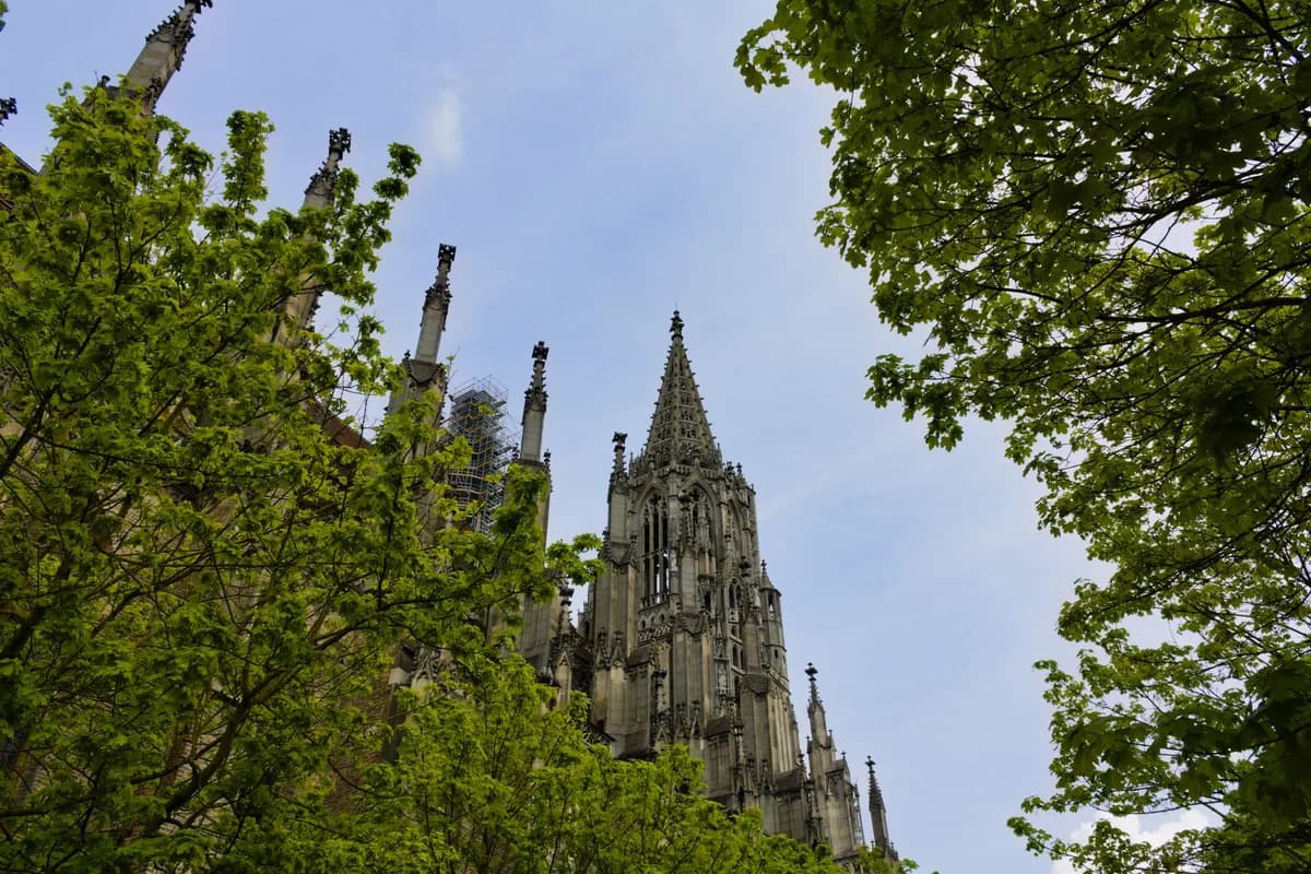 Ulmer Münster mit gotischem Turm in Ulm